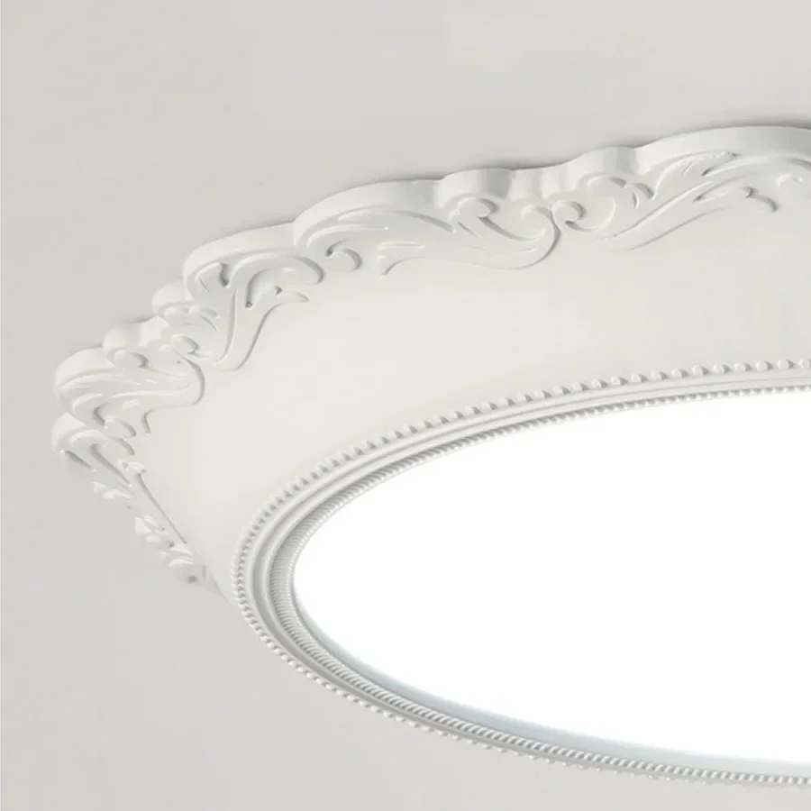 European Style Round LED Ceiling Lamp for Bedroom