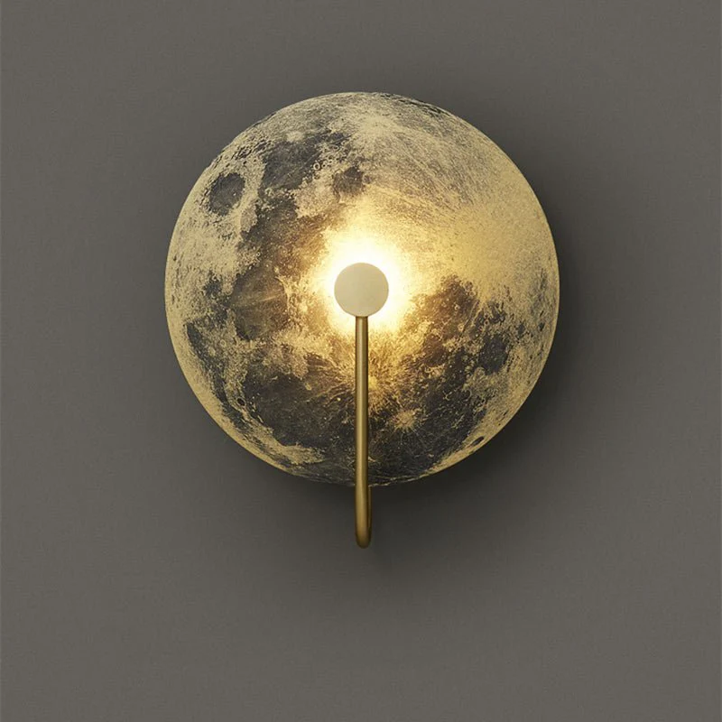 Creative Wall Lamp in the Shape of the Moon, Living Room, Bedroom