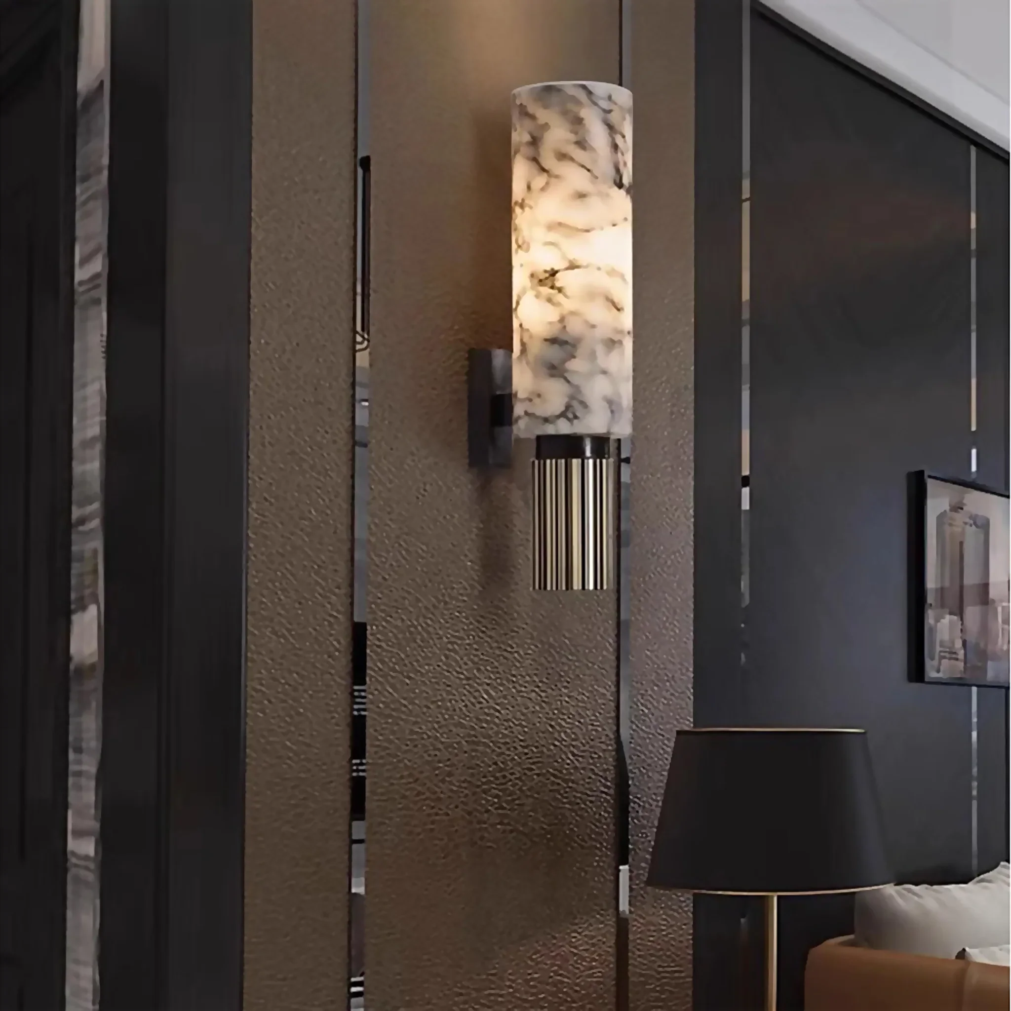 Allai | Luxury Modern Natural Marble Wall Sconce