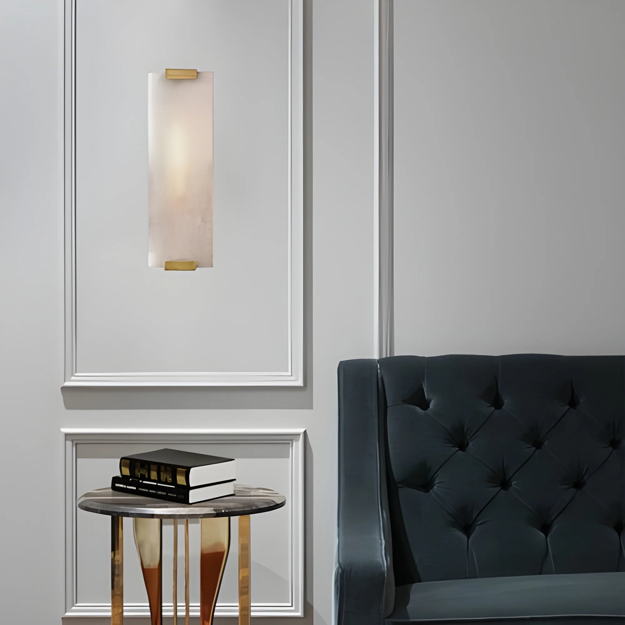 Modern Marble Wall Lamp in Postmodern Style for Dining Room, Bedroom