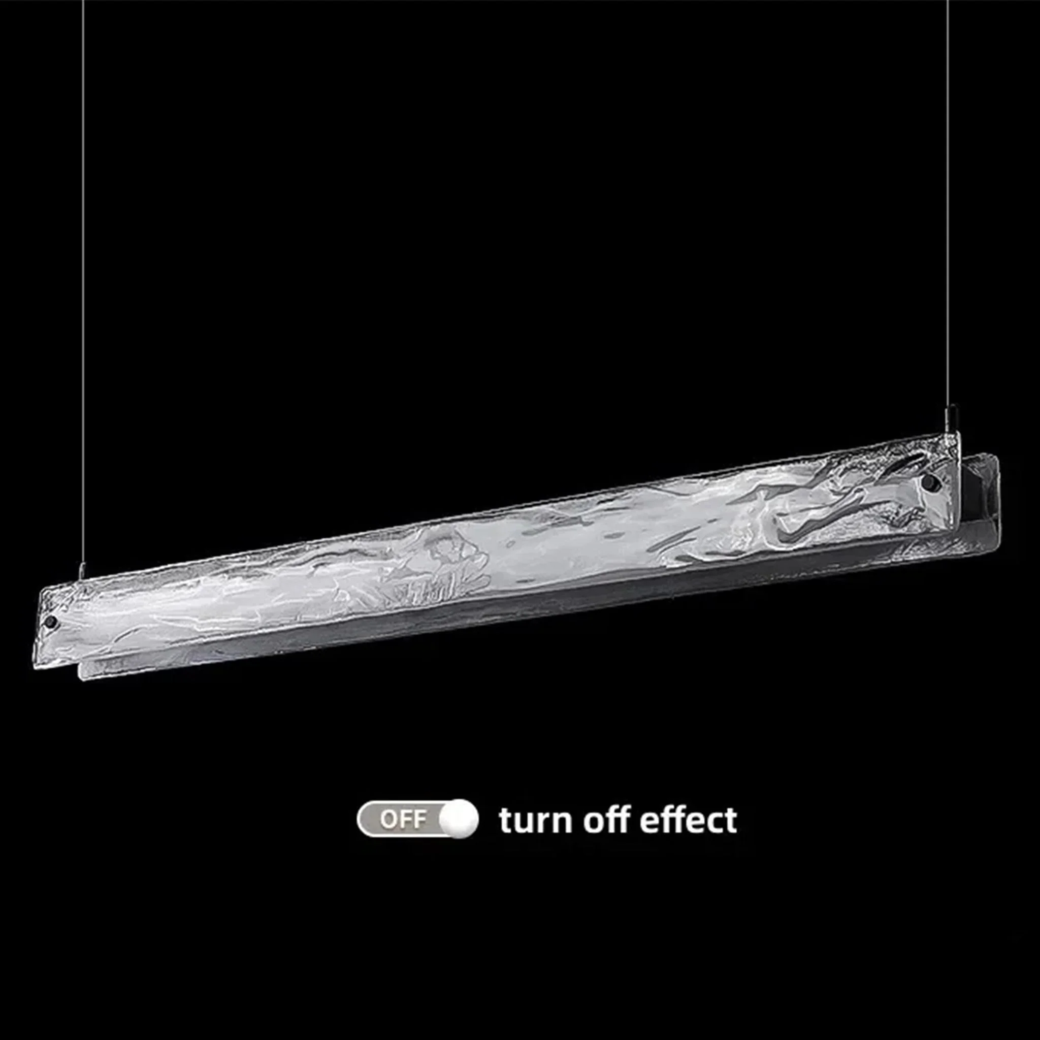 Saanen | Luxury Modern Rectangle Chandelier for Kitchen Island