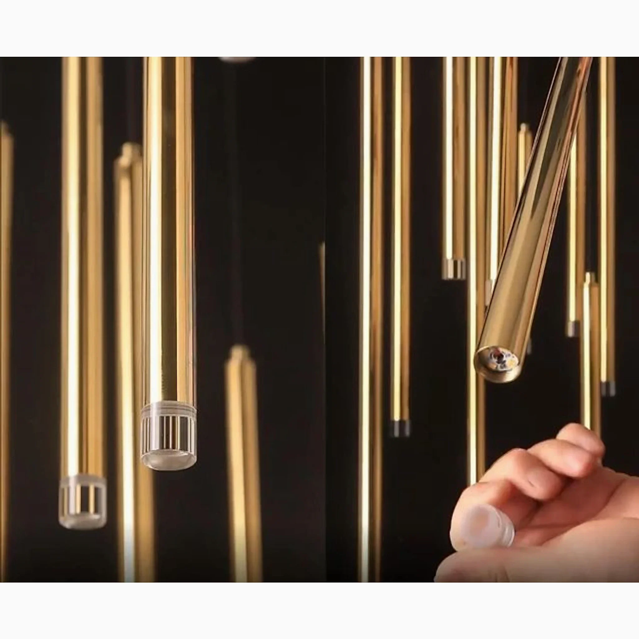 Saint-Andre-de-la-Roche | Minimalistic Simple Led Pendant Chandelier