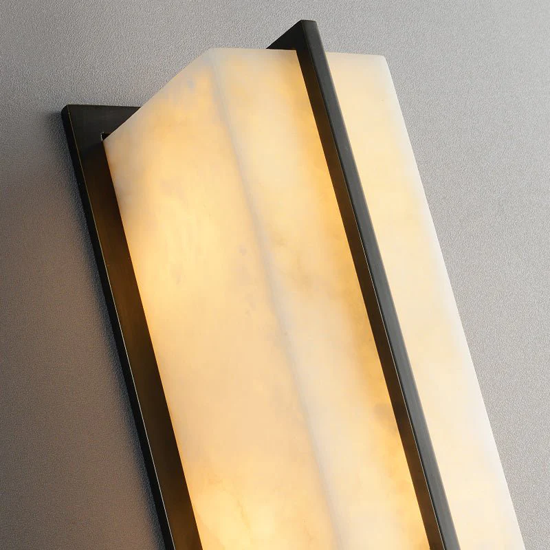Modern Marble Wall Lamp in Minimalistic Style for Courtyard, Outdoor
