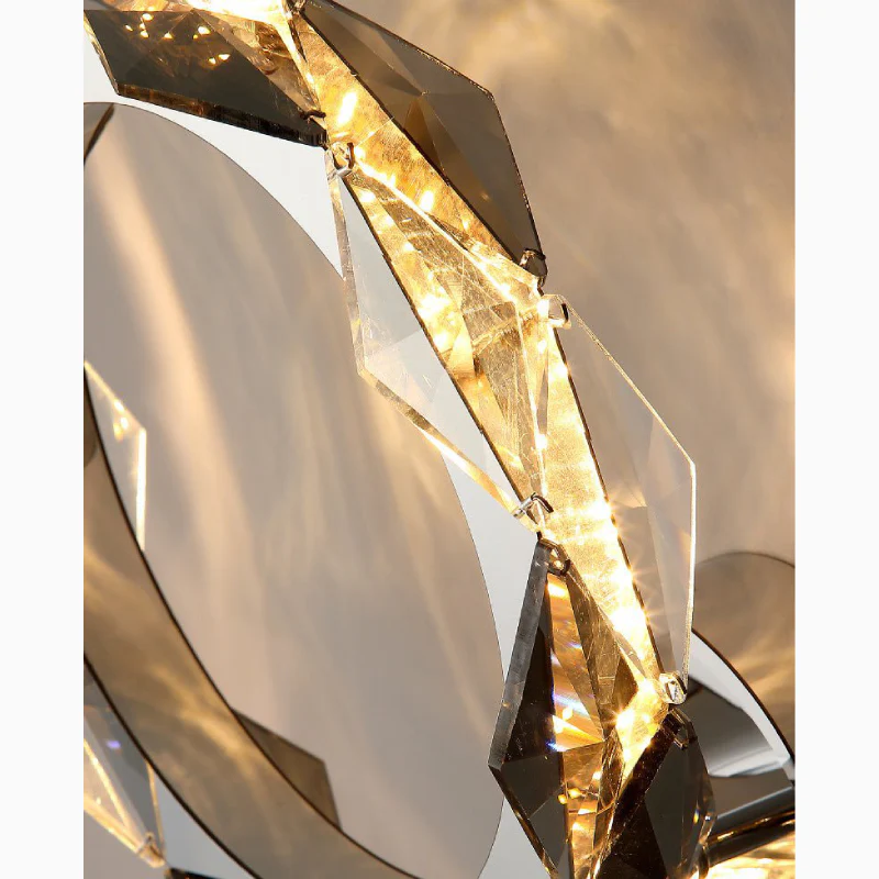 Neuchatel | Gold Wall Lamp in the Shape of Ring for Living Room