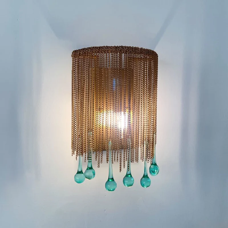 Luxury Wall Lamp in American Retro Style, Living Room, Bedroom