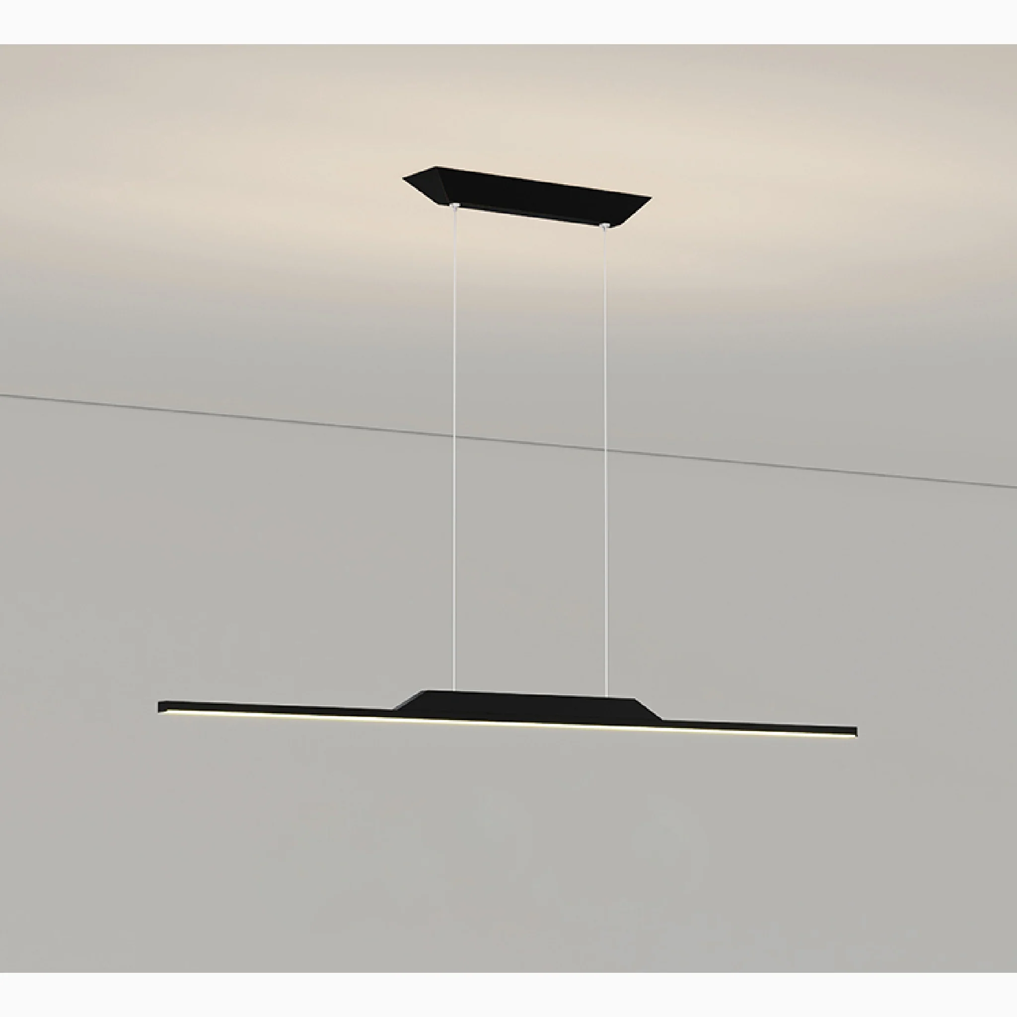 Corgemont | Gold/Black Chandelier in Minimalistic Style