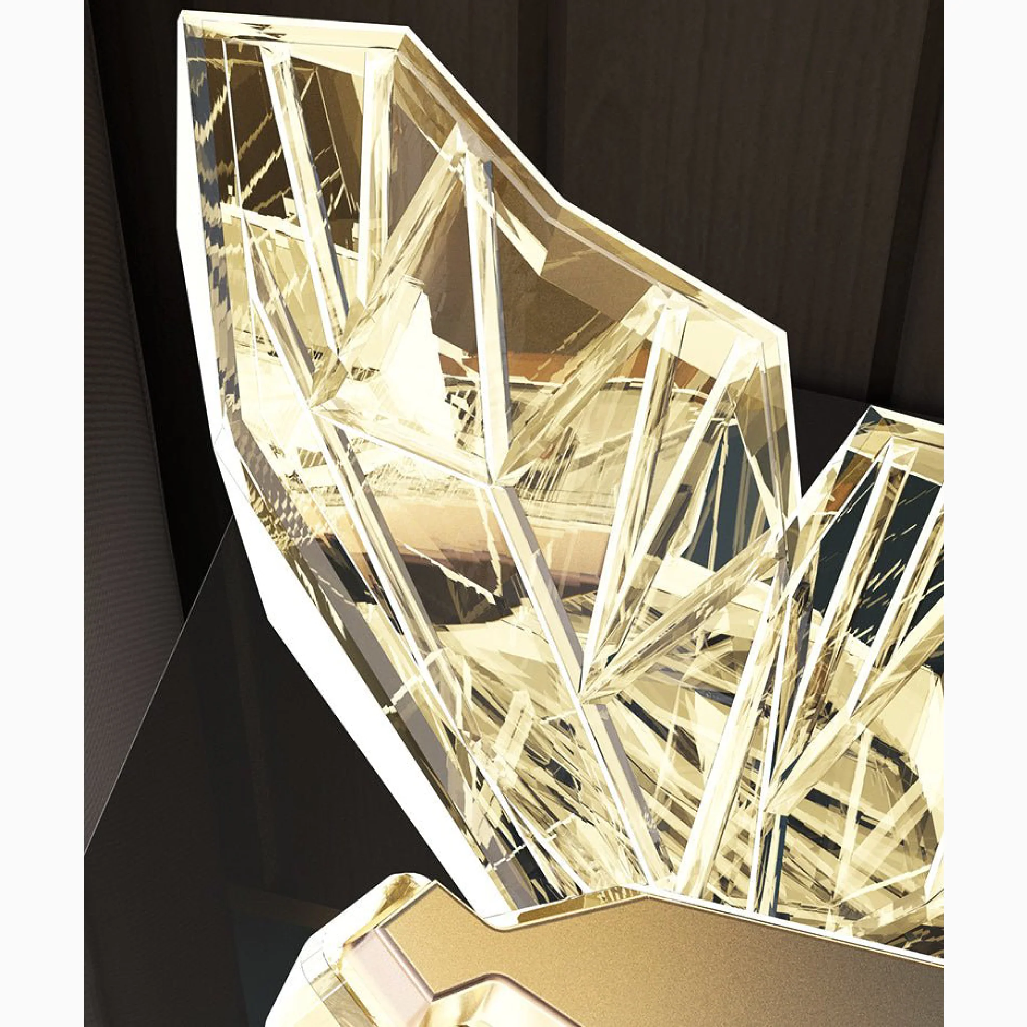 Aeschiried | Gold Lighting in the Shape of Butterfly for Bedroom
