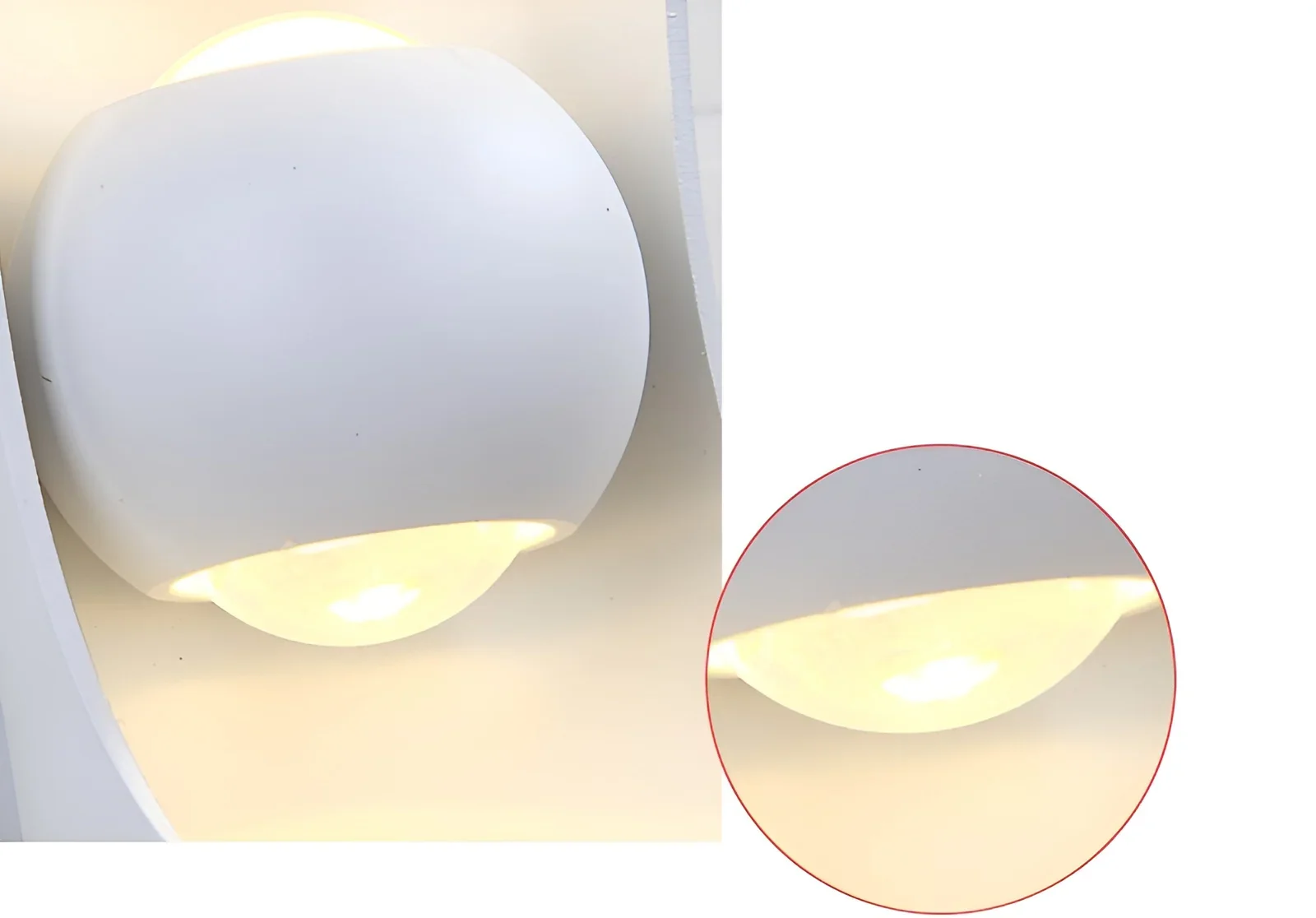 Creative LED Wall Lamp in the Futuristic Style, for Living Room, Bedroom