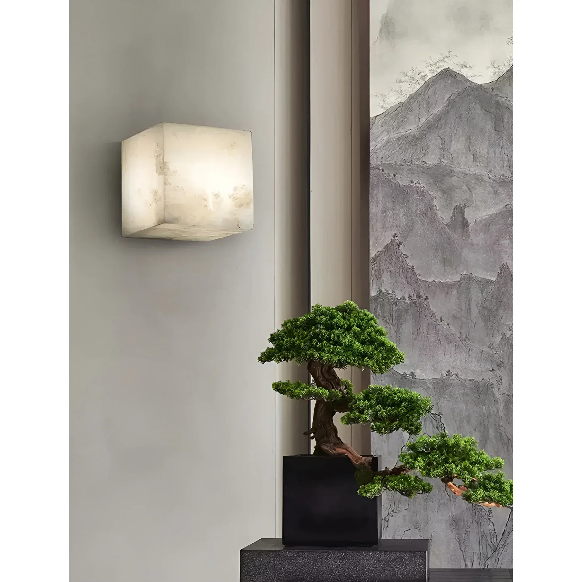 Modern Marble Wall Lamp in Designer Style for Living Room, Bedroom