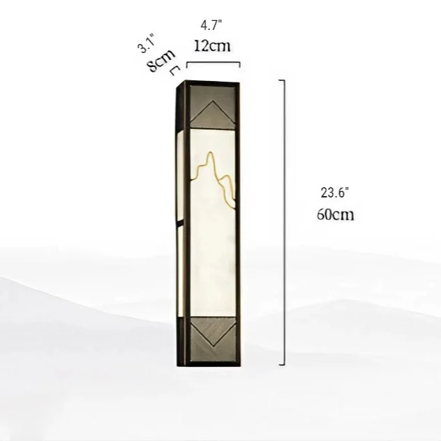 Modern Wall Lamp in New Japanese Style for Living Room, Bedroom