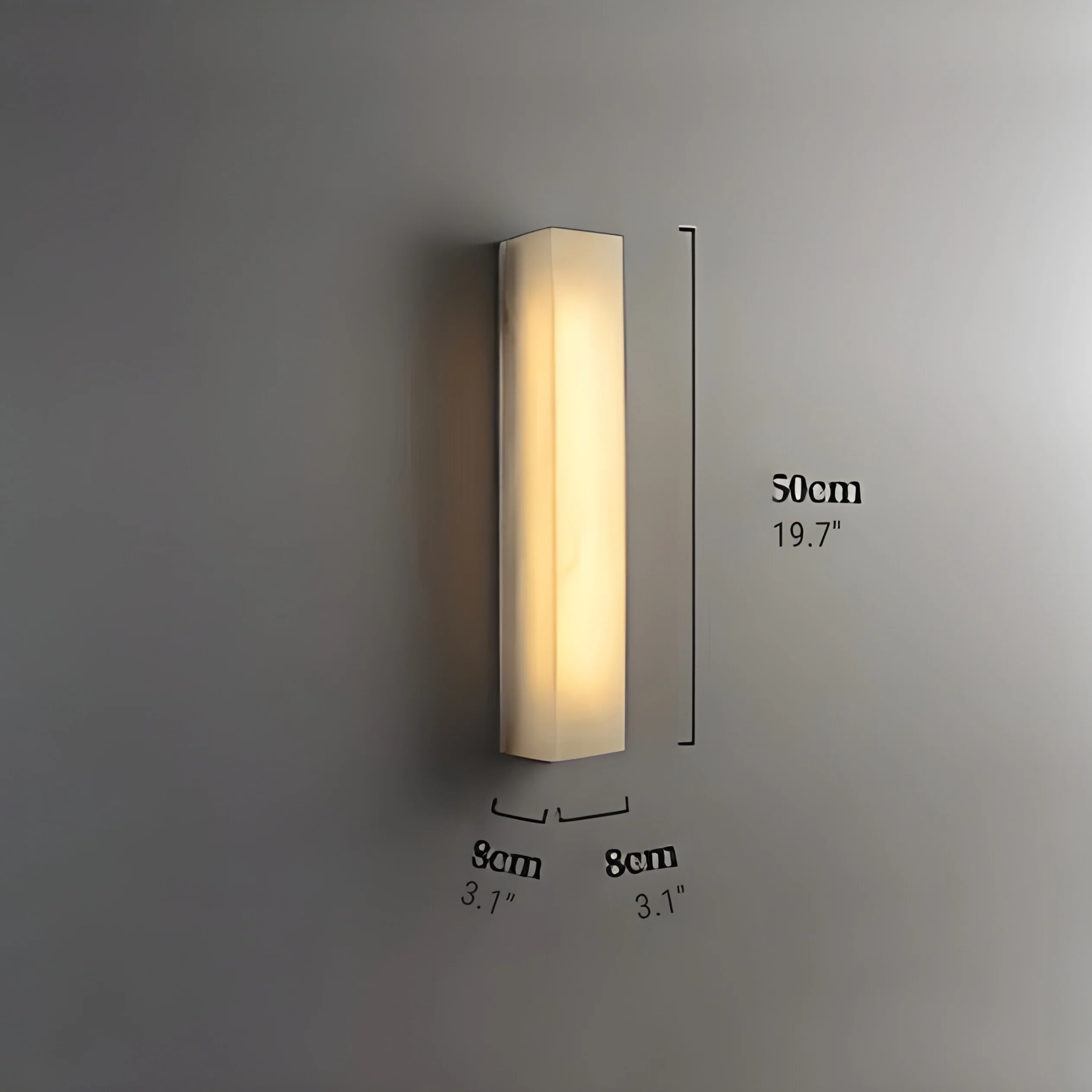 Modern Marble Wall Lamp in Minimalistic Style for Living Room, Bedroom