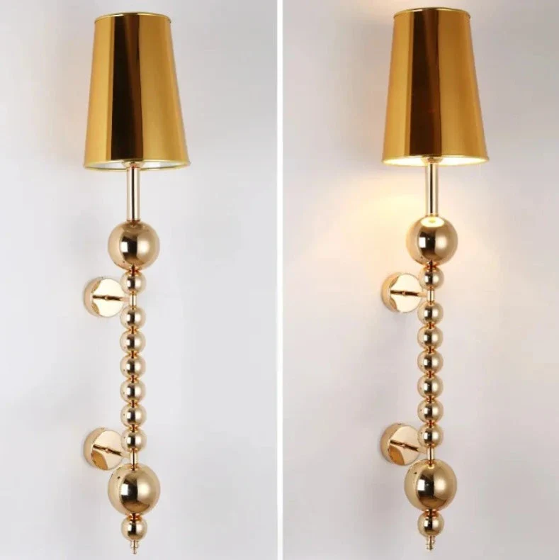 Japan Style Vertical Wall Sconce for Living Room