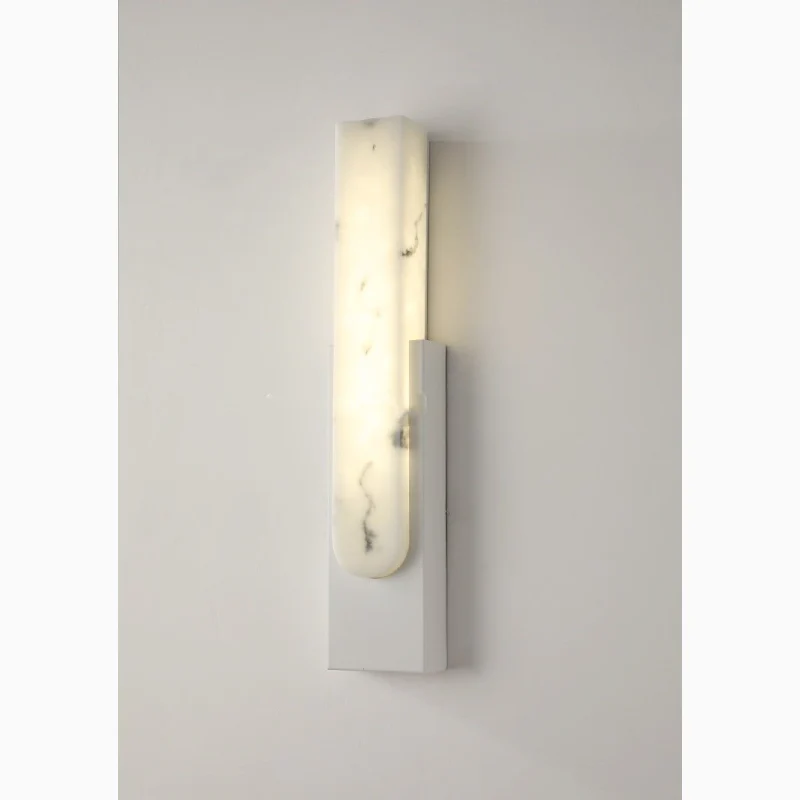 Nyon | Marble Rectangular Wall Lamp for Living Room