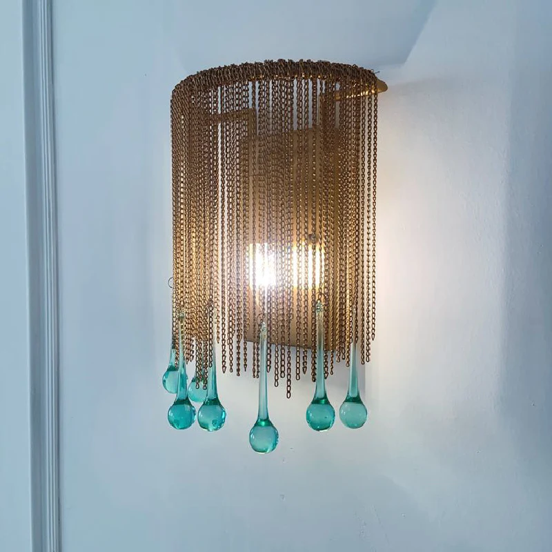 Luxury Wall Lamp in American Retro Style, Living Room, Bedroom