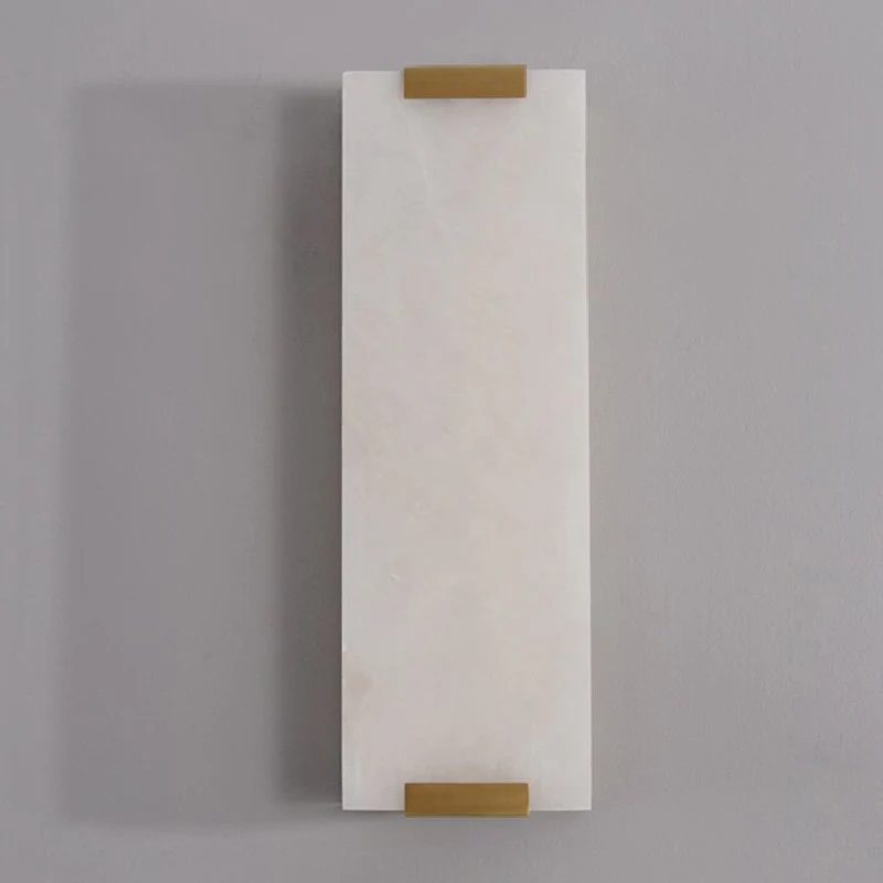 Luxury Copper-Marble LED Wall Lamp for Living Room, Bedroom