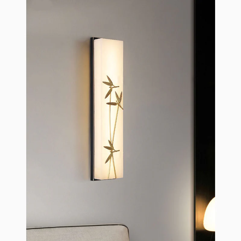Creative Marble Wall Lamp in Chinese Style for Living Room, Bedroom