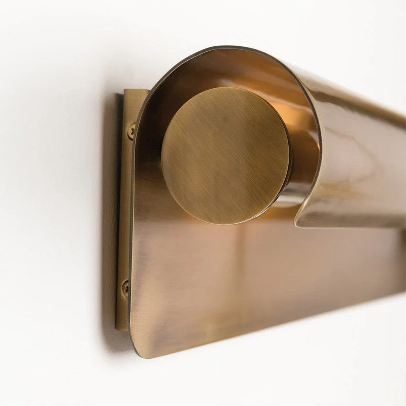 Luxury Wall Lamp in the Shape of Scroll for Bathroom, Living Room