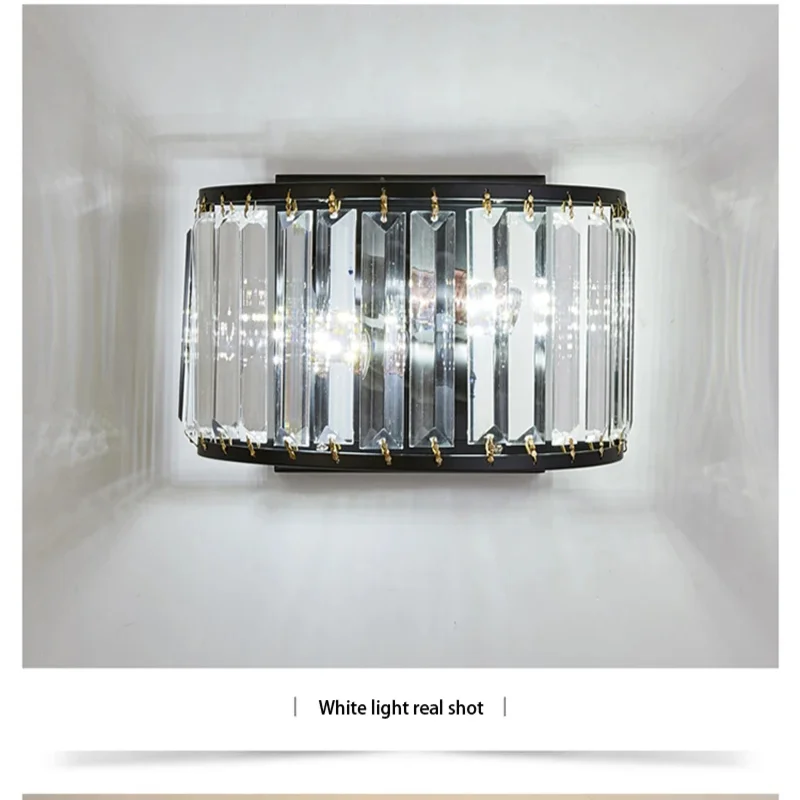 Luxury Crystal Wall Lamp in American Style for Living room, Bedroom