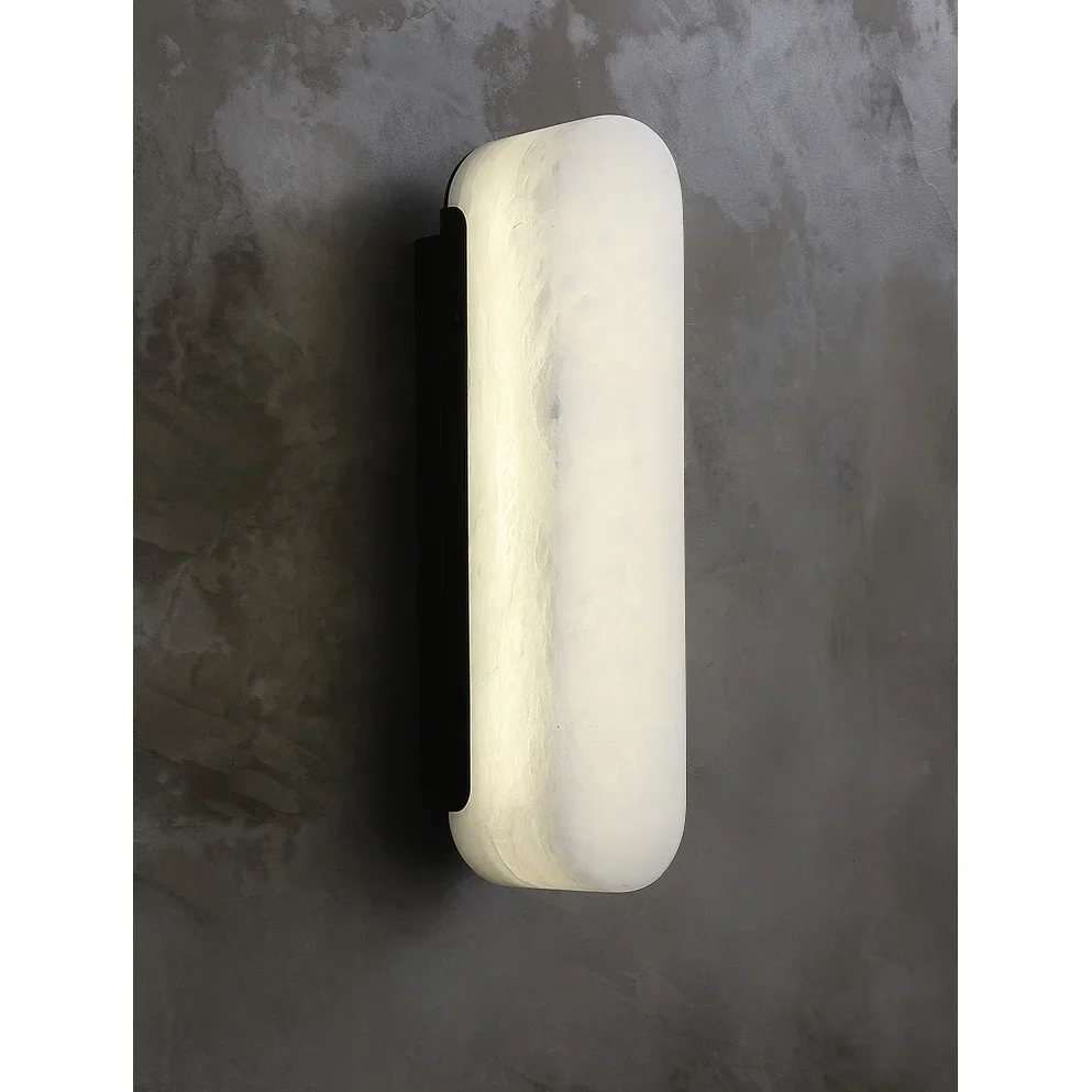 Luxury Marble Vertical Wall Lamp for Living Room, Bedroom