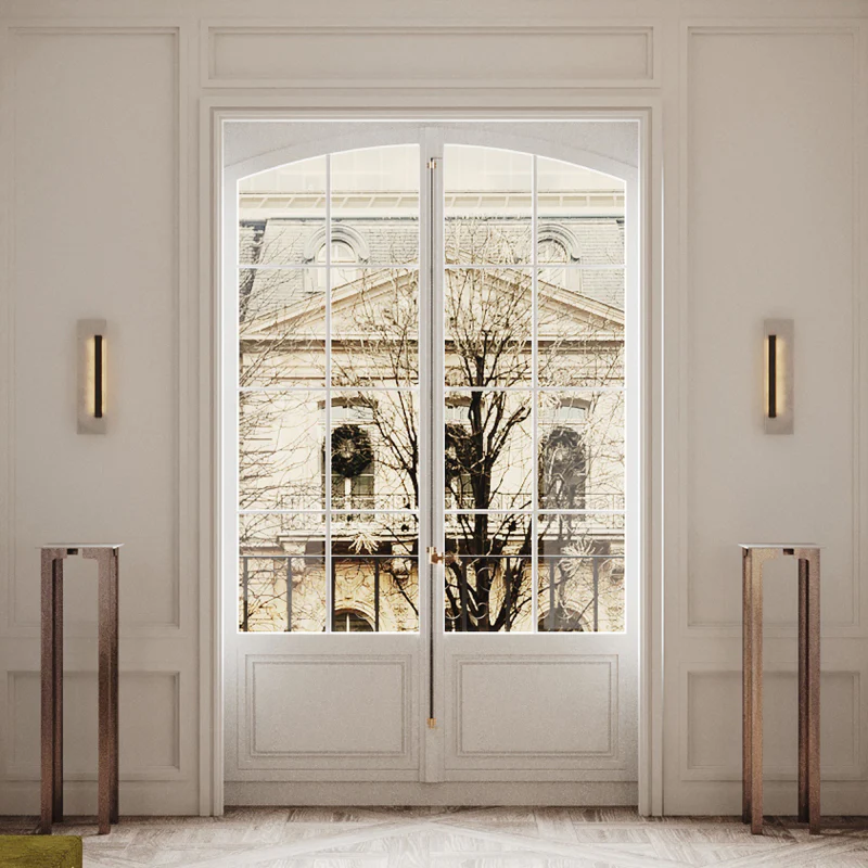 Oberhofen am Thunersee | Minimalistic Black Rectangular Wall Lamp