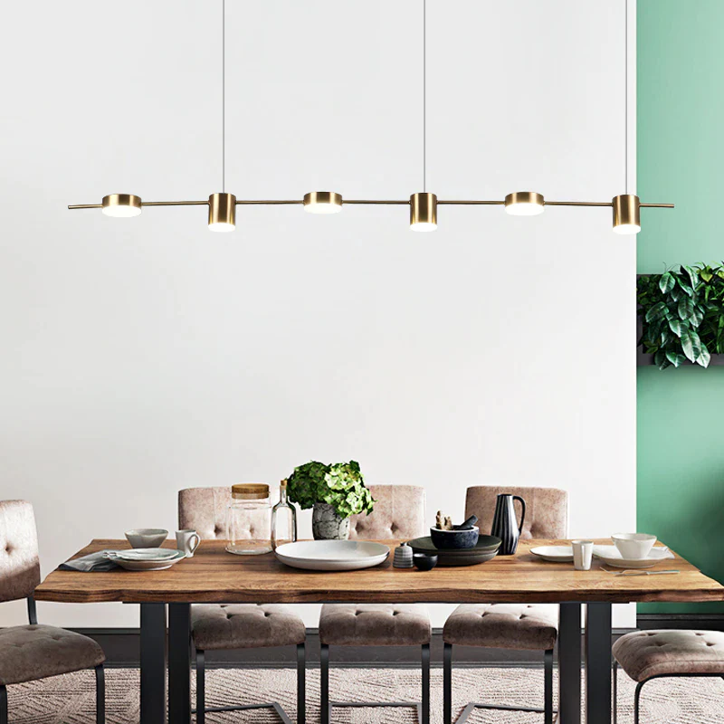 Seranon Minimalistic Black/Gold Pendant Lamp