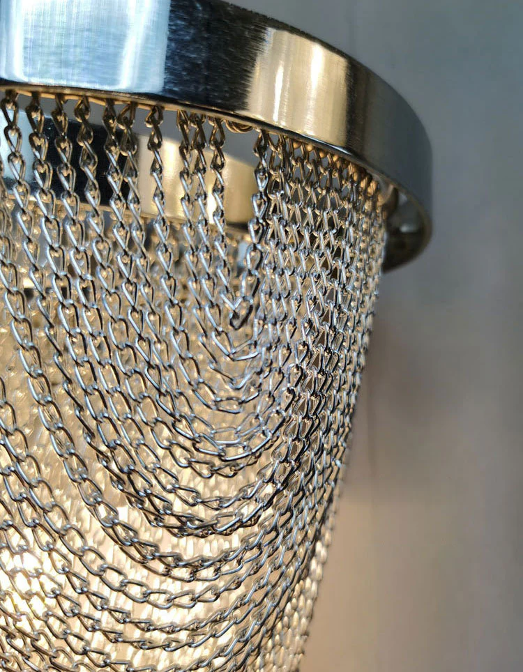 Luxury Chain Wall Lamp in American Style for Living Room, Bedroom