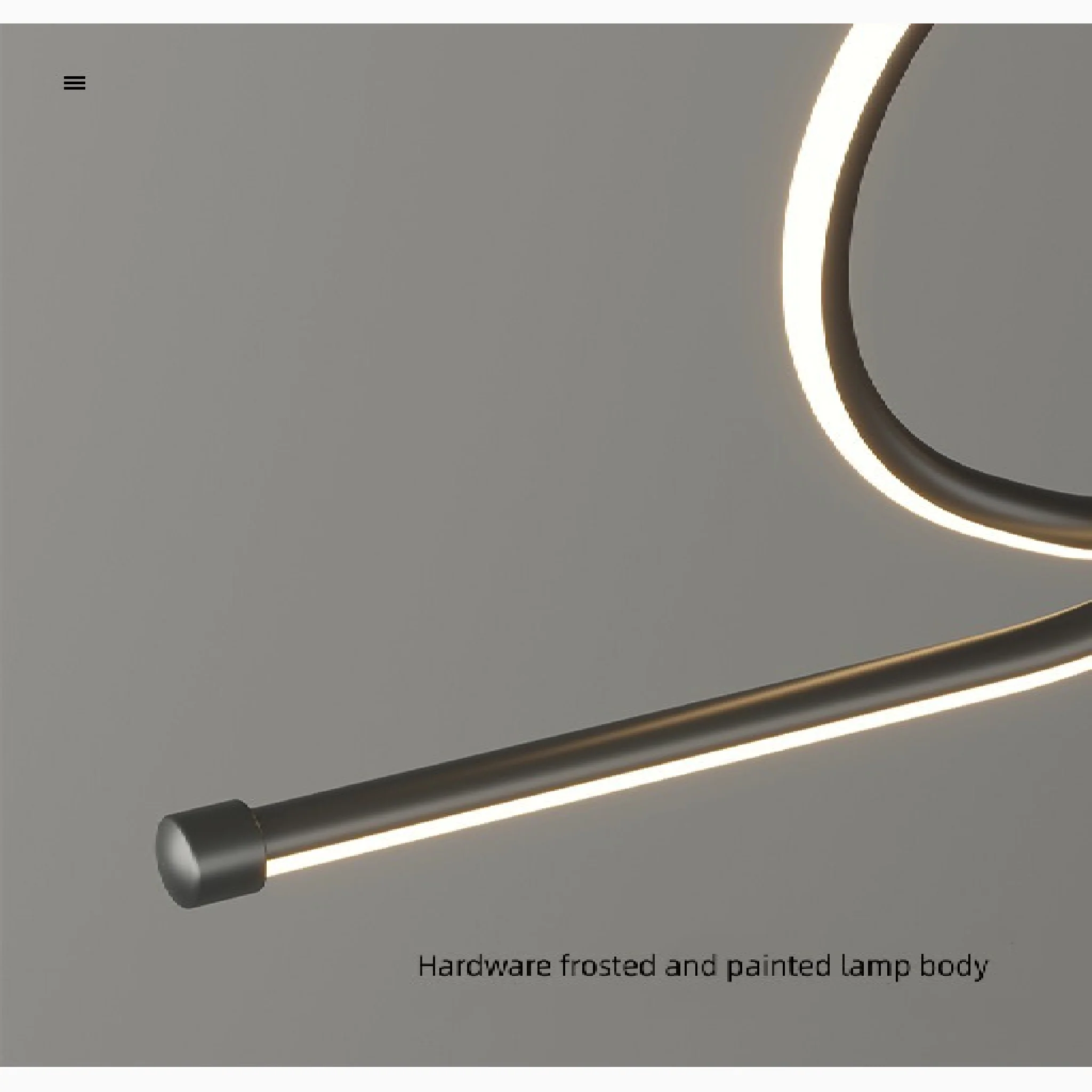 Bussigny-pres-Lausanne | Nordic Pendant Lamp with a Long Strip