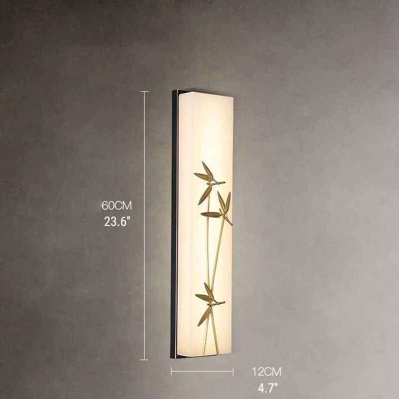 Creative Marble Wall Lamp in Chinese Style for Living Room, Bedroom