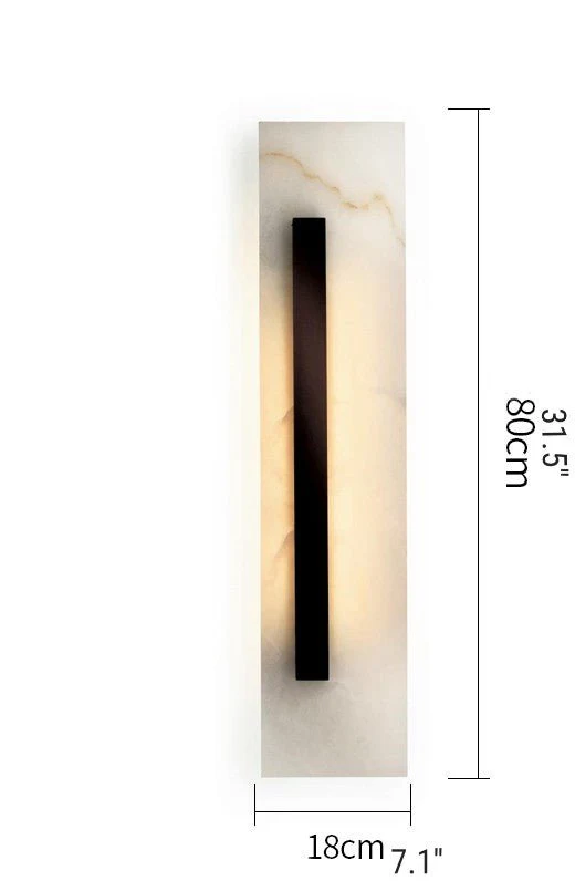 Luxury Marble Wall Lamp in Neo Chinese Style for Living Room, Bedroom