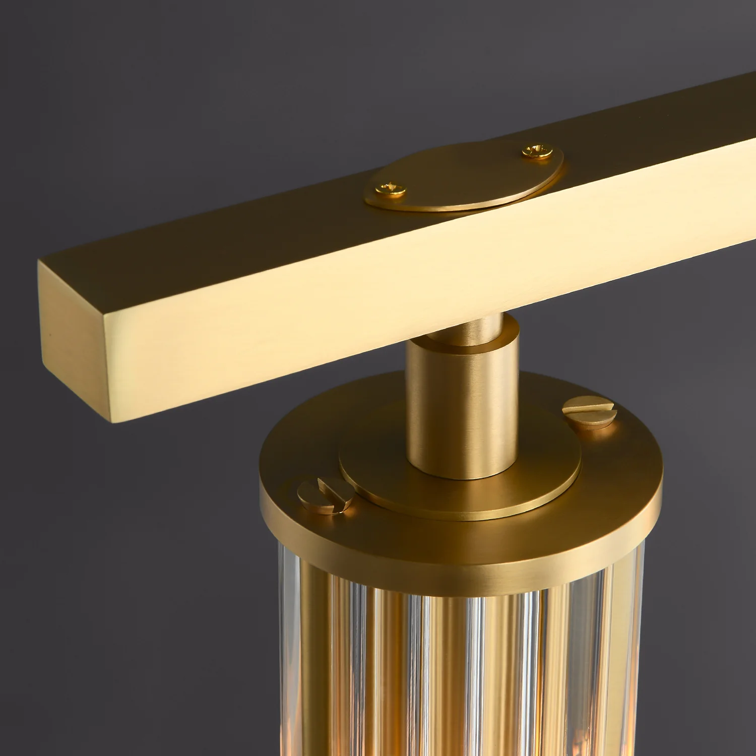 Aurelia Brass Elegance Luxe Linear Chandelier