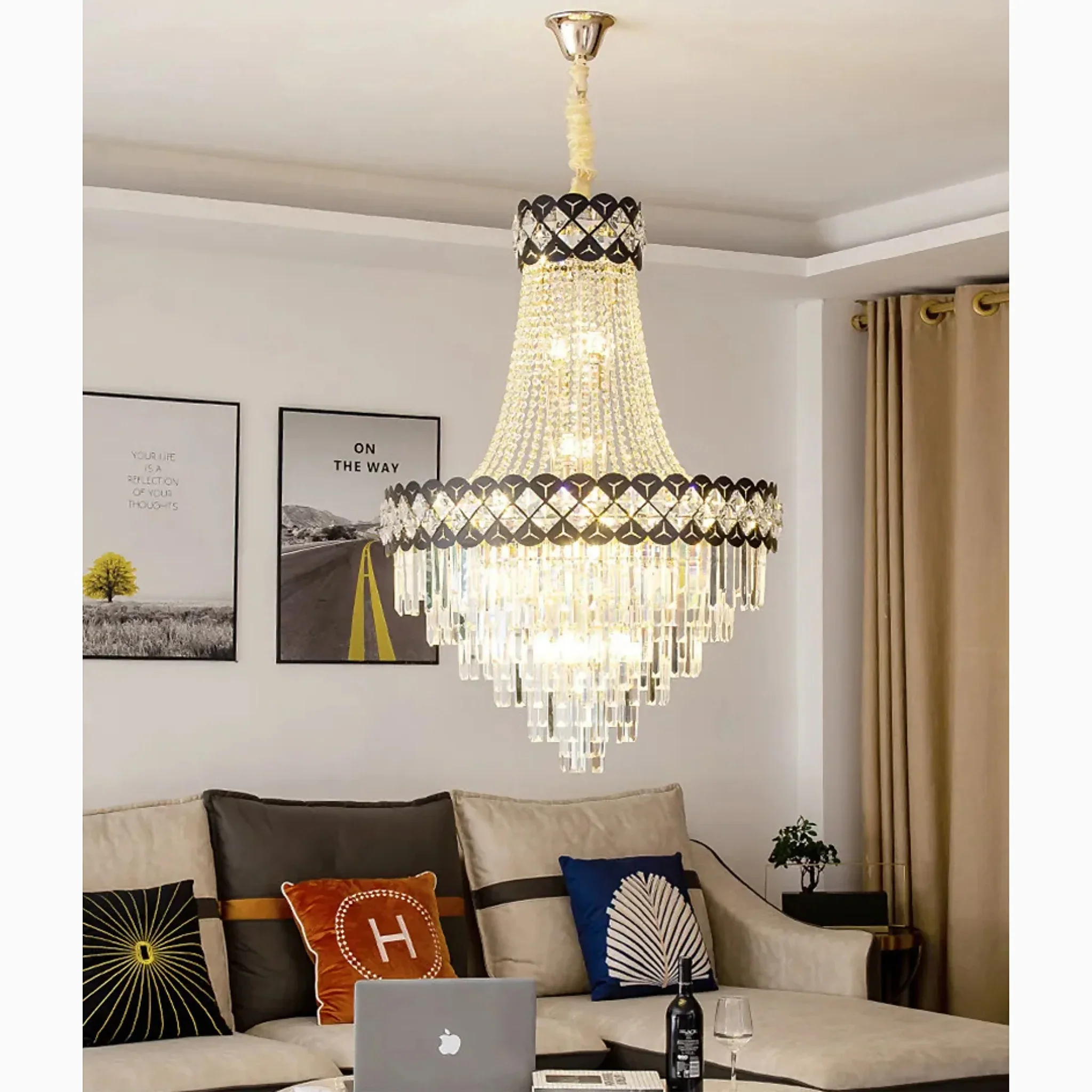 Chateauneuf-Grasse | Classical Duplex Crystal Chandelier
