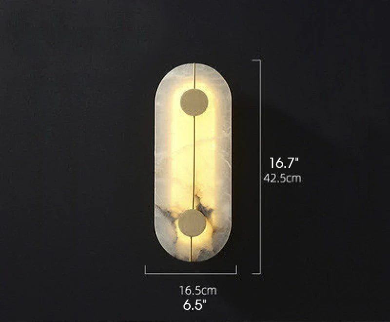 Luxury Marble Wall Lamp for Bedroom, Living Room, Kitchen