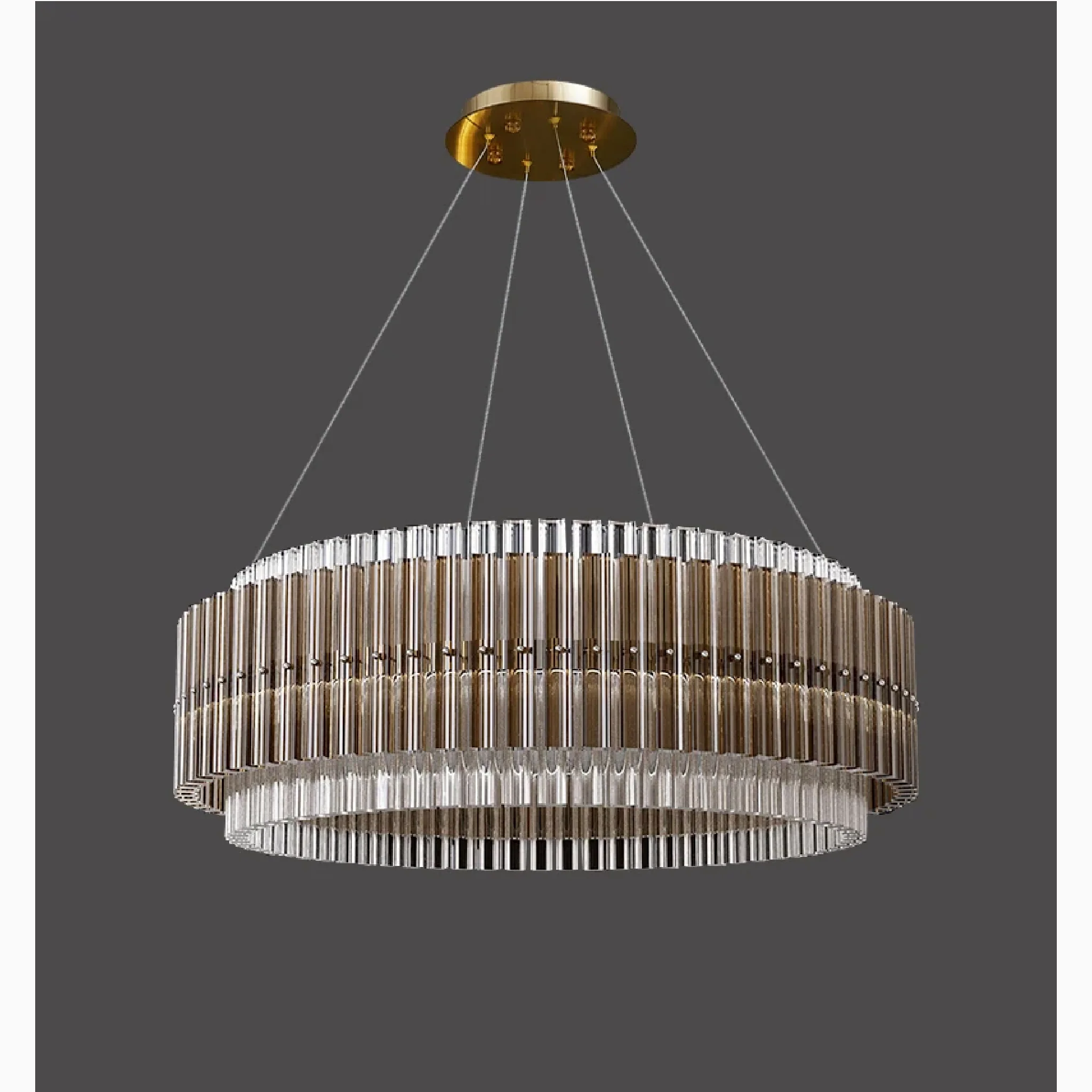 Versatile Elegant Large Luxury Gold Crystal Pendant Chandelier