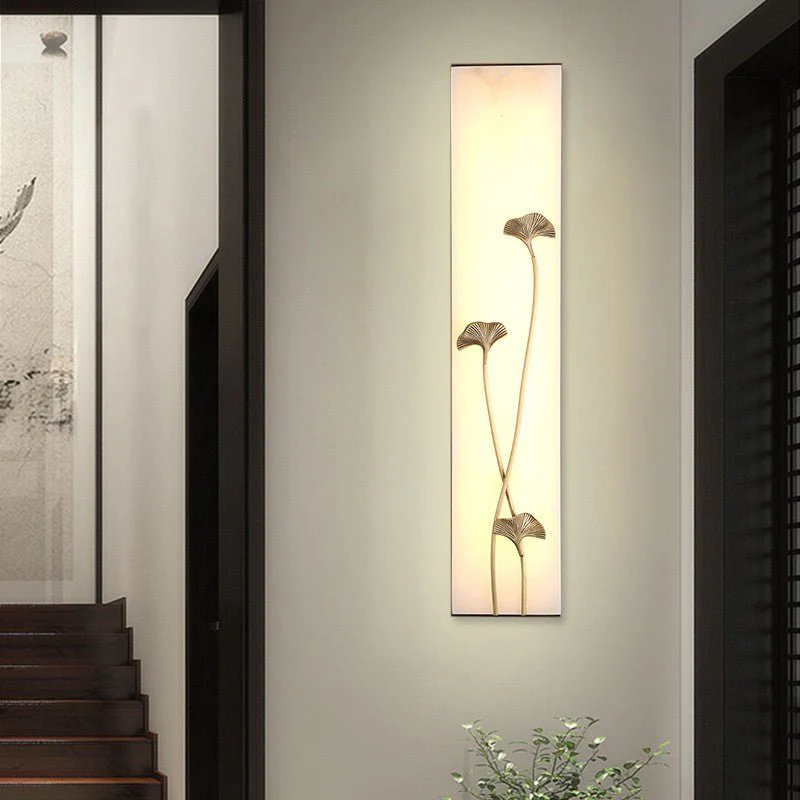 Creative Marble Wall Lamp in Chinese Style for Living Room, Bedroom