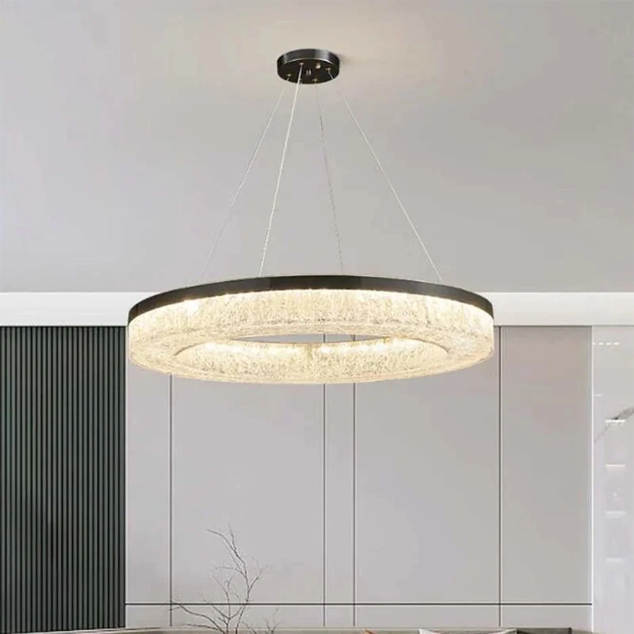 Selzach | Elegant Drum LED Ceiling Chandelier
