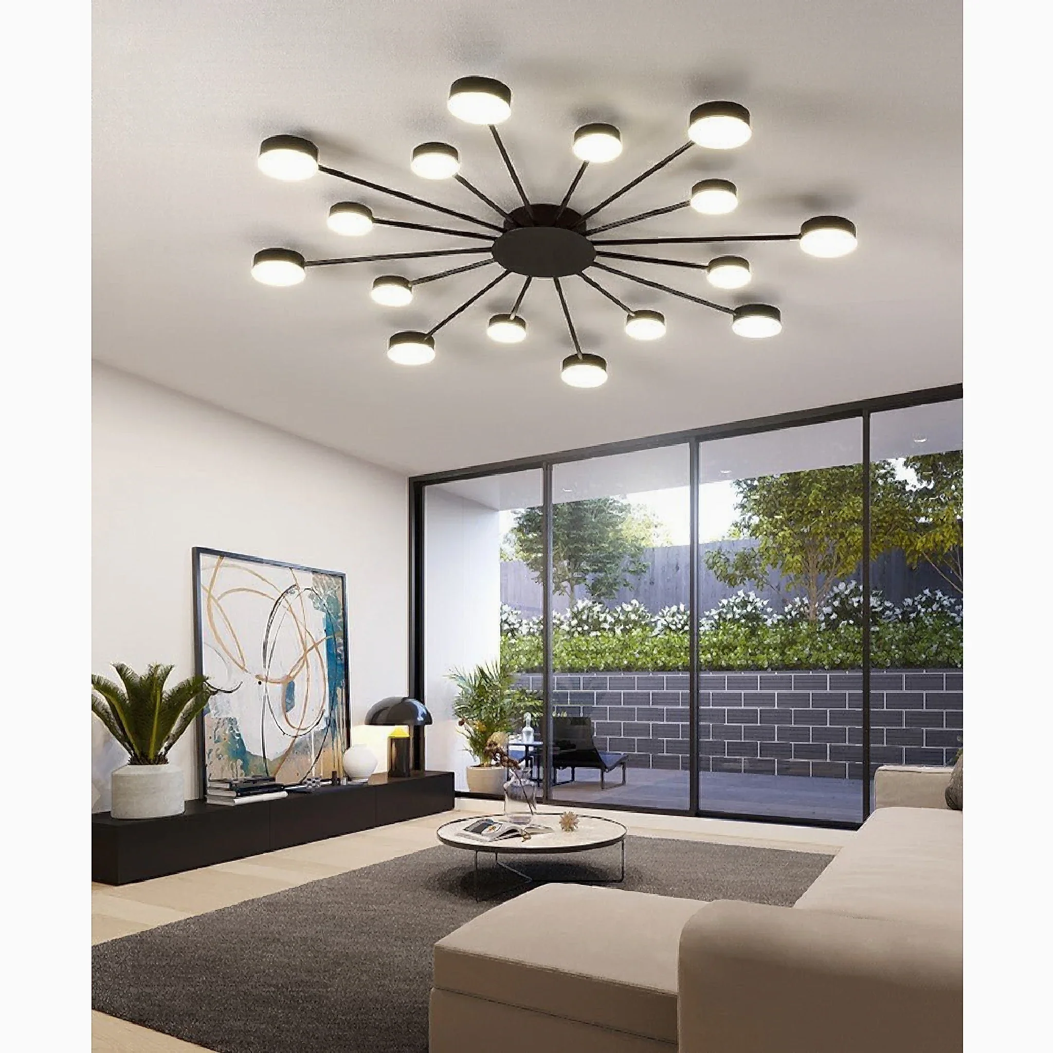Buchs | Floral shaped LED Ceiling Chandelier