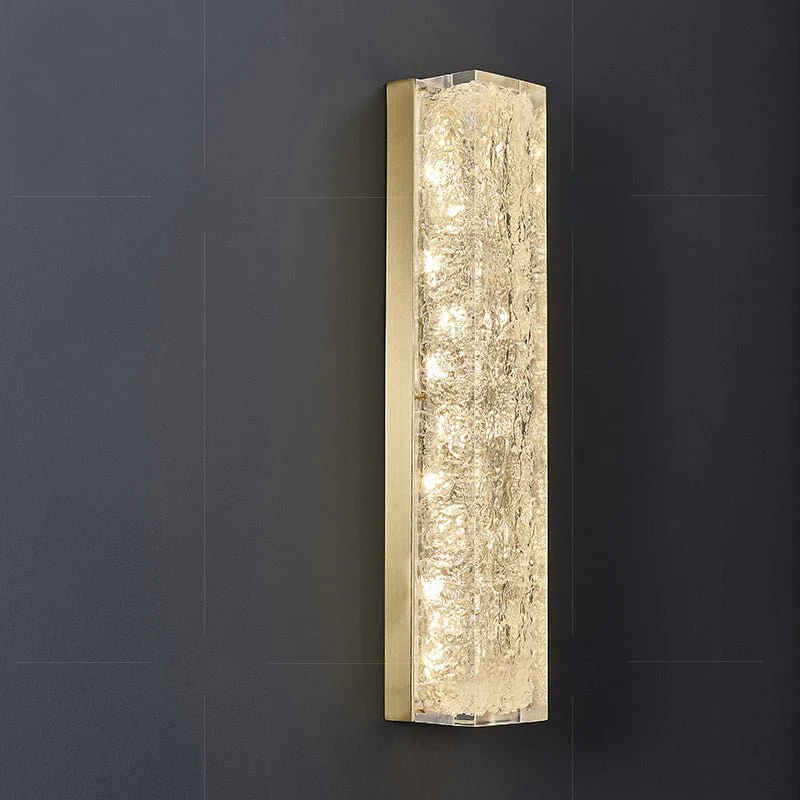 Modern Crystal Wall Lamp in Minimalistic Style for Bedroom, Living Room