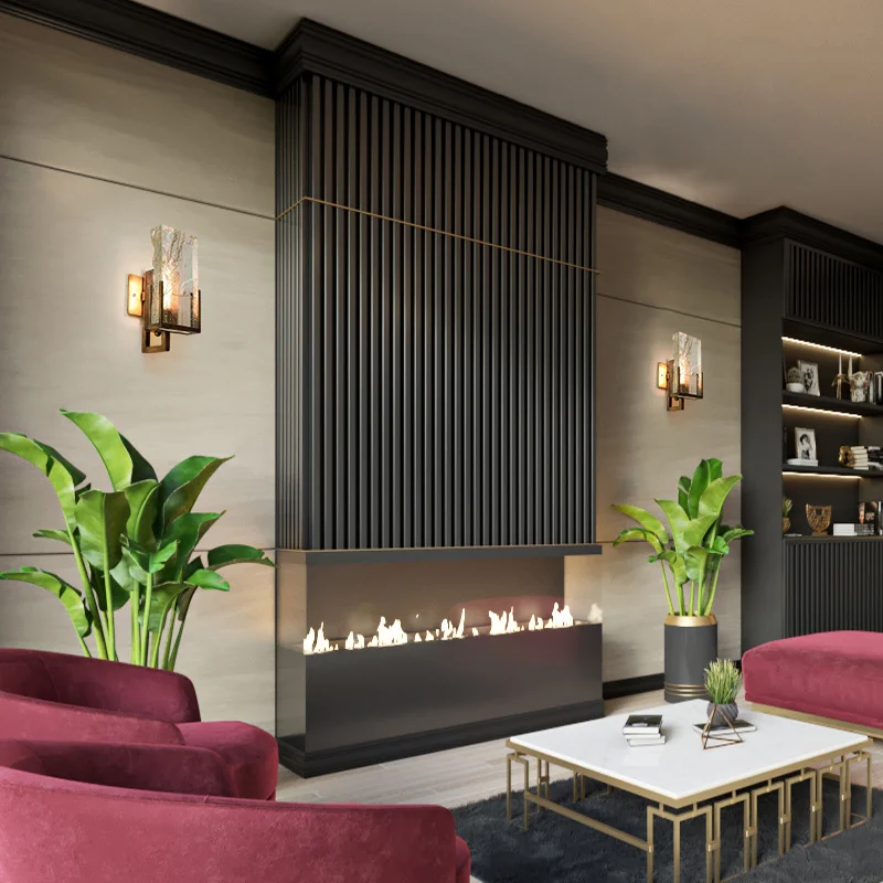 Modern Wall Lamp in the Shape of Ice Piece for Living Room, Bedroom