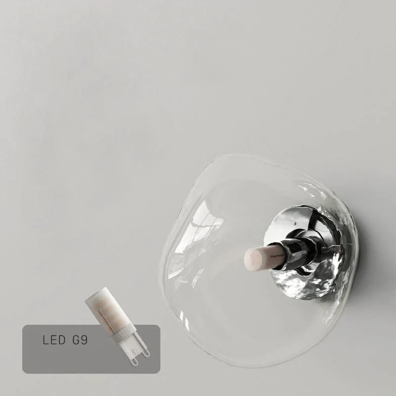 Creative Glass Wall Lamp in Ultramodern Style, Living Room, Bedroom