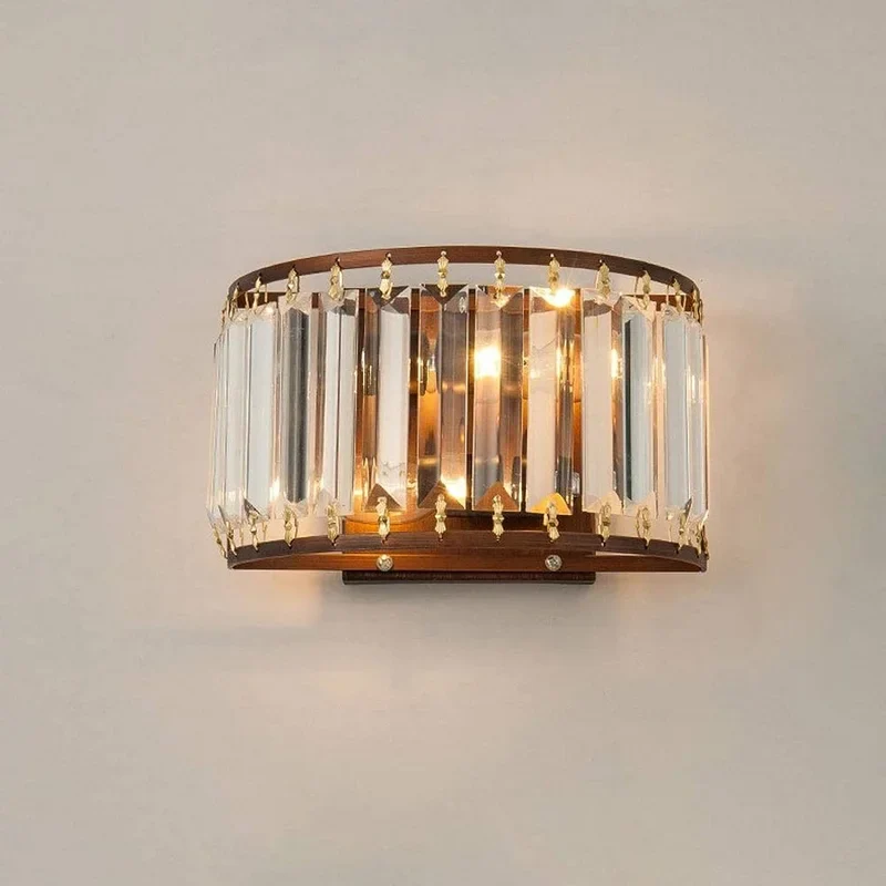 Luxury Crystal Wall Lamp in American Style for Living room, Bedroom