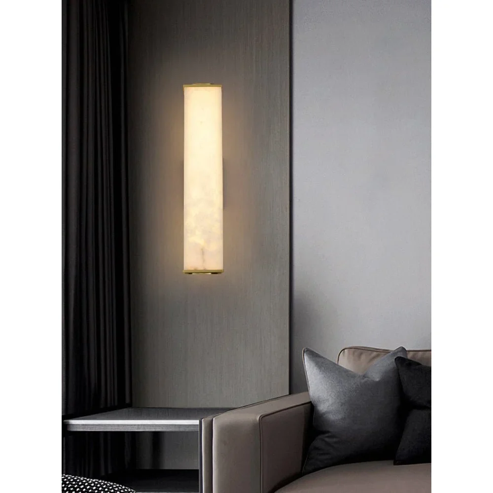 Modern Marble Wall Lamp in Fashionable Style, Living Room, Bedroom