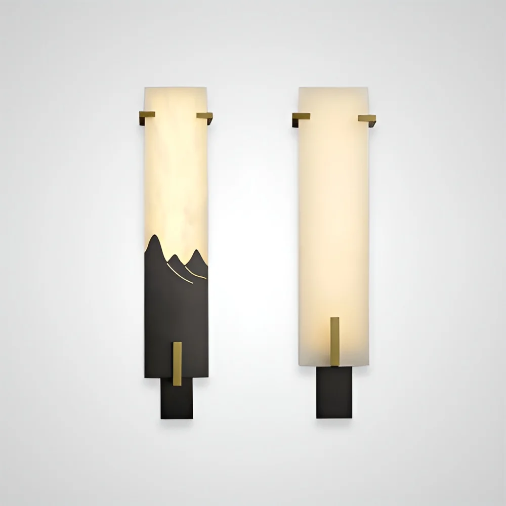 Creative Marble Wall Lamp in Antique Style for Living Room, Bedroom