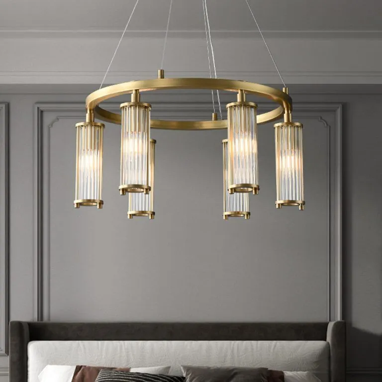 Modern Halo Elegance Ring Chandelier