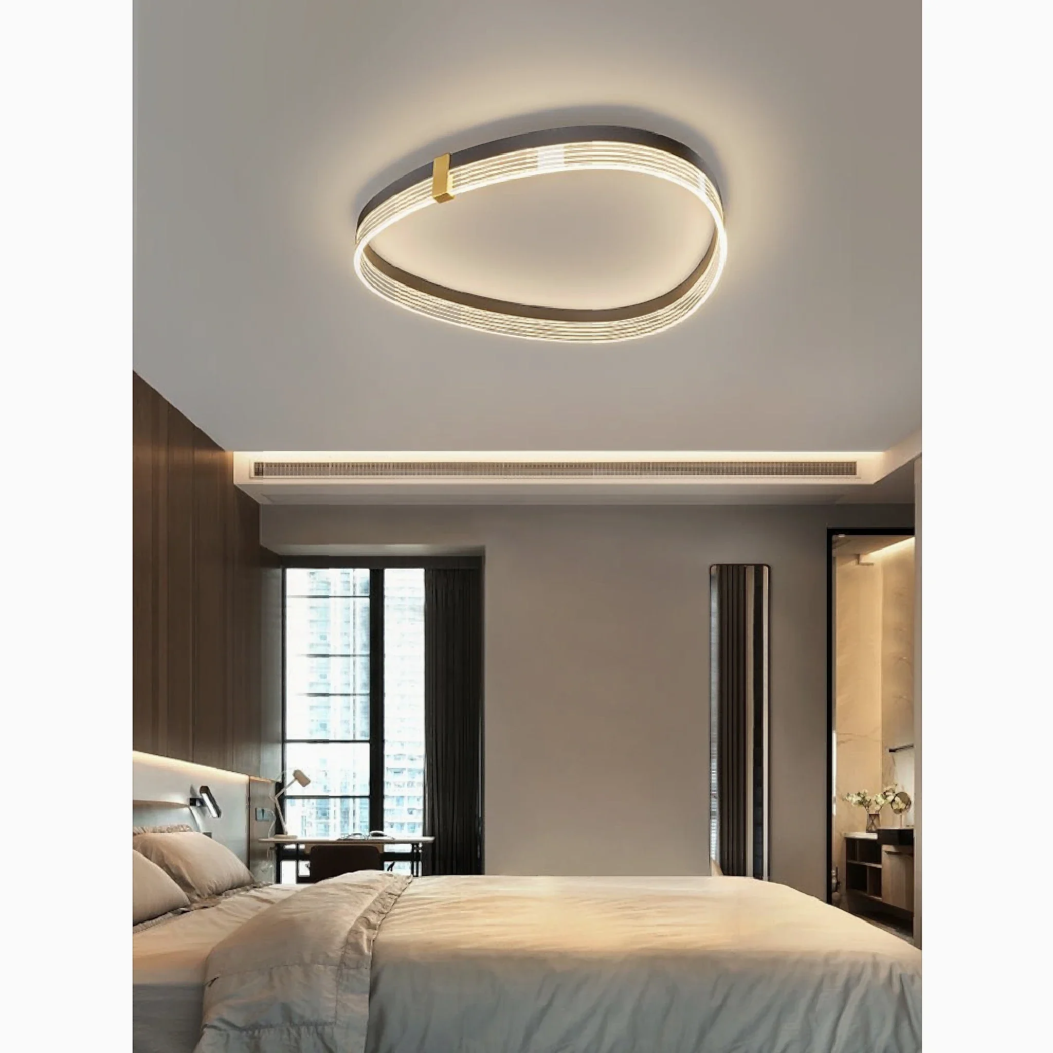 Wadenswil | Luxury Minimalistic LED Ceiling Lamp for Bedroom