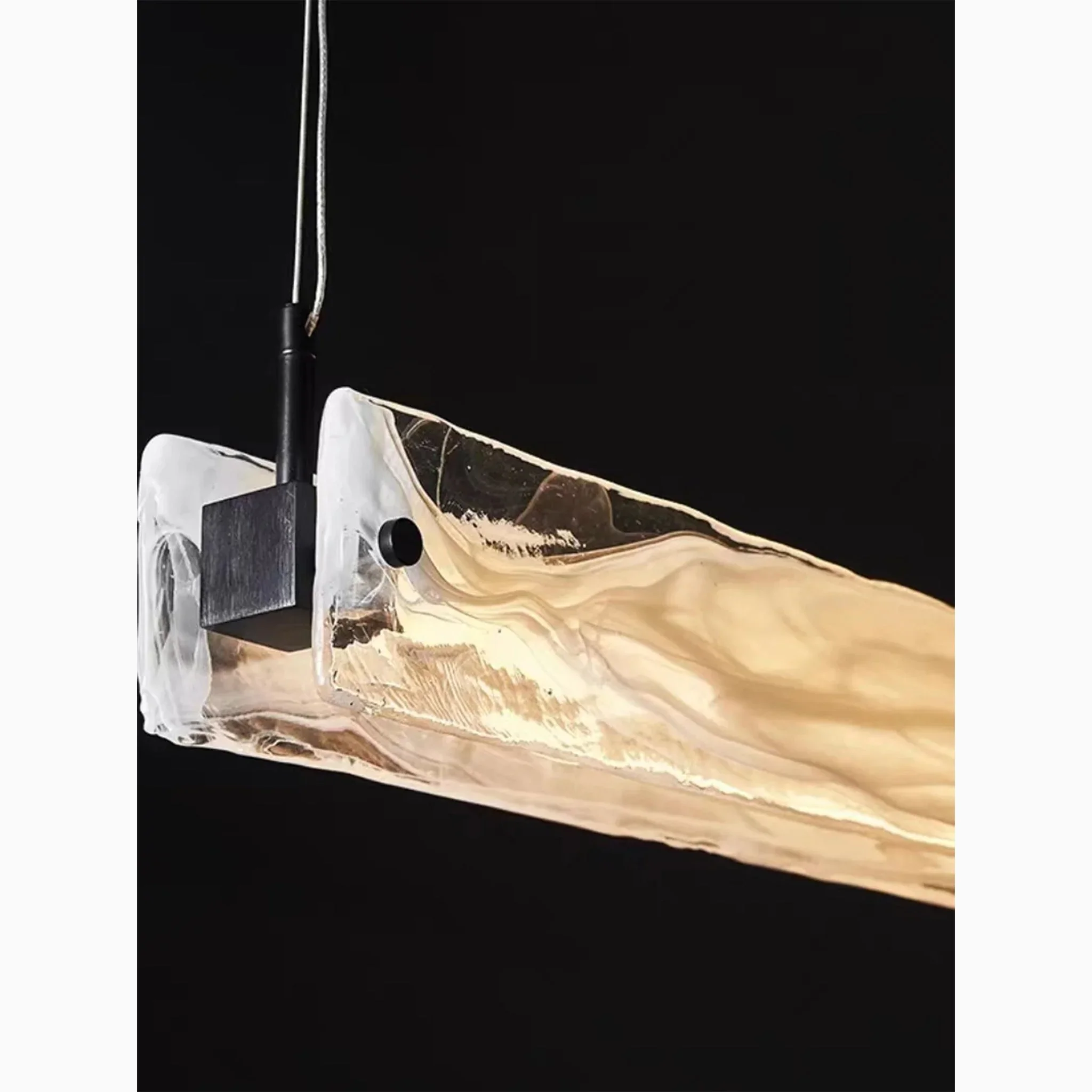 Saanen | Luxury Modern Rectangle Chandelier for Kitchen Island