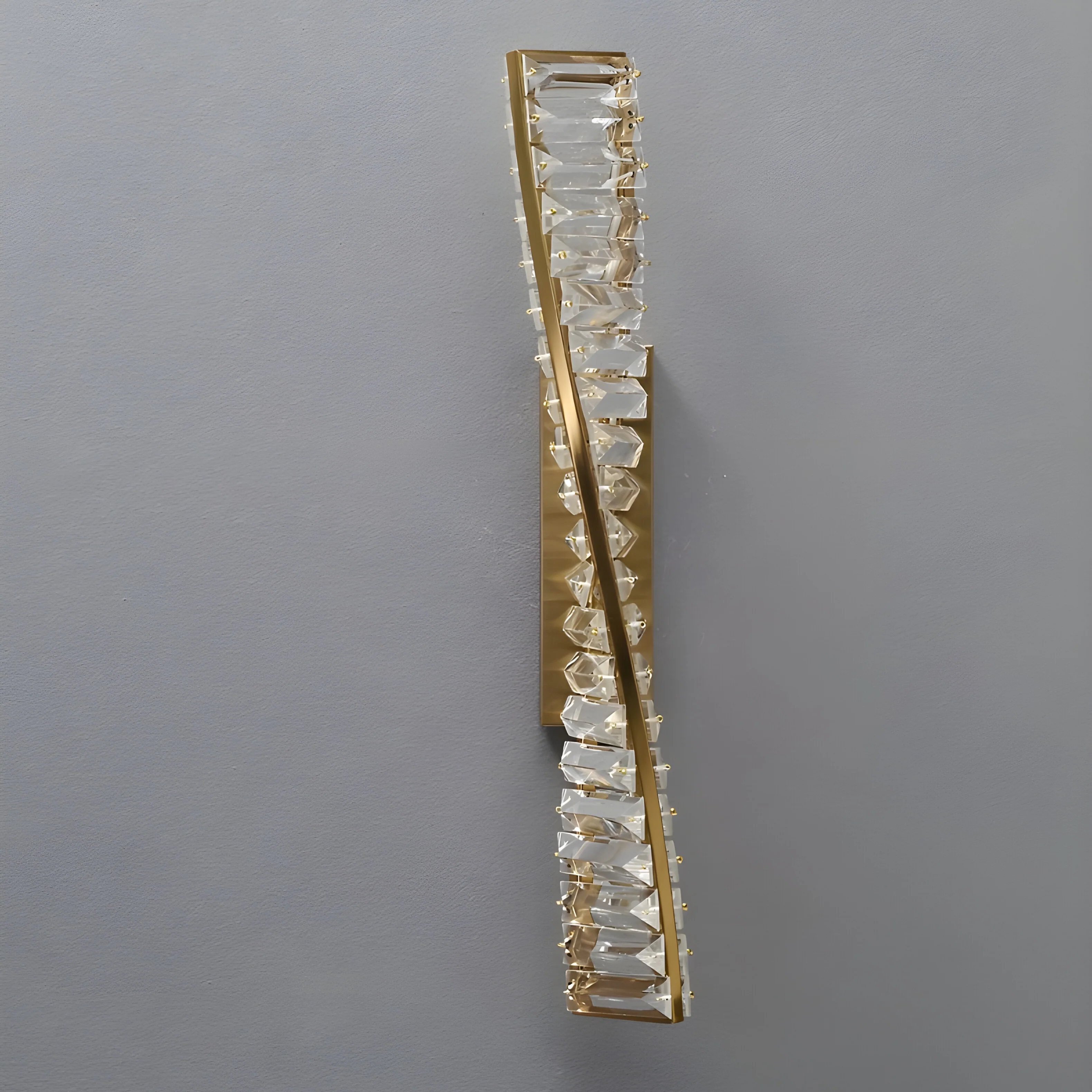 Luxury LED Crystal Wall Light in a Nordic Style for Living Room, Bedroom