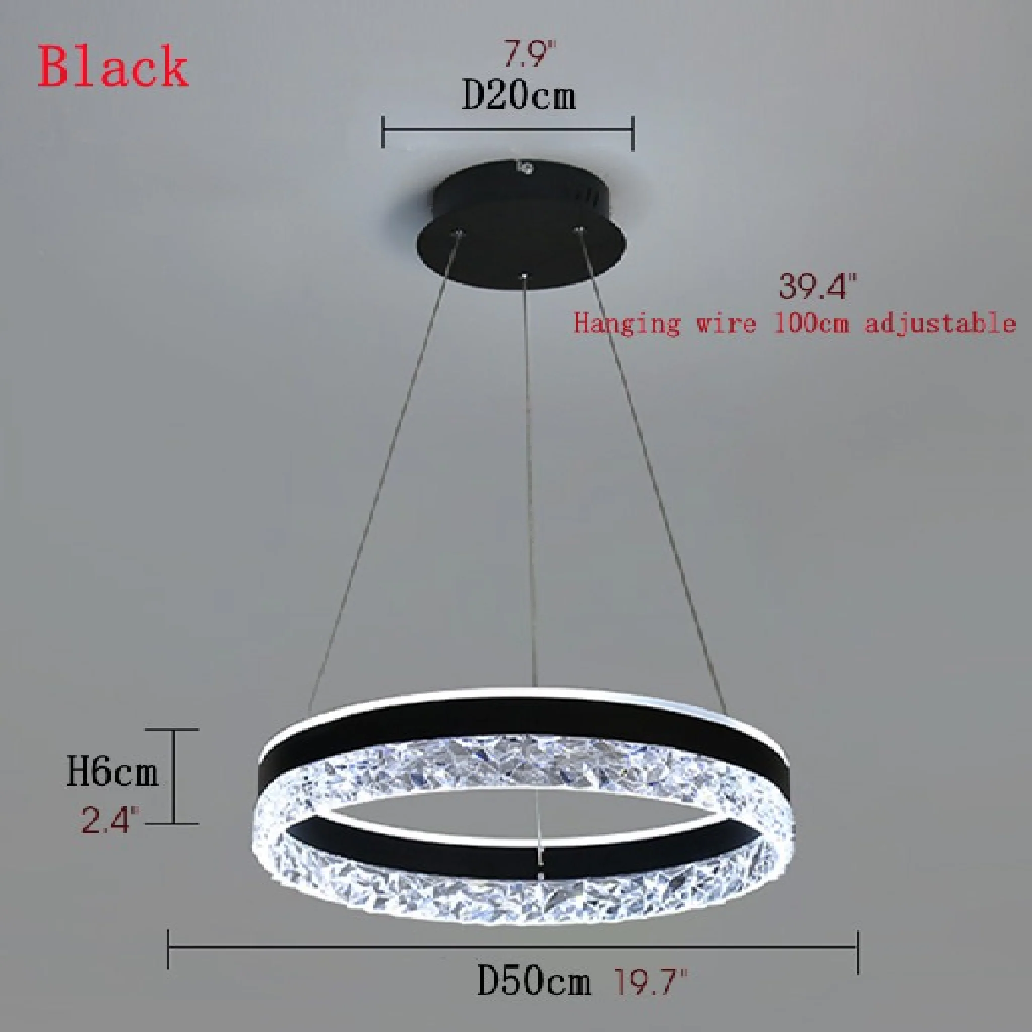 Chatel-Saint-Denis | Crystal Chandelier in the Shape of Ring