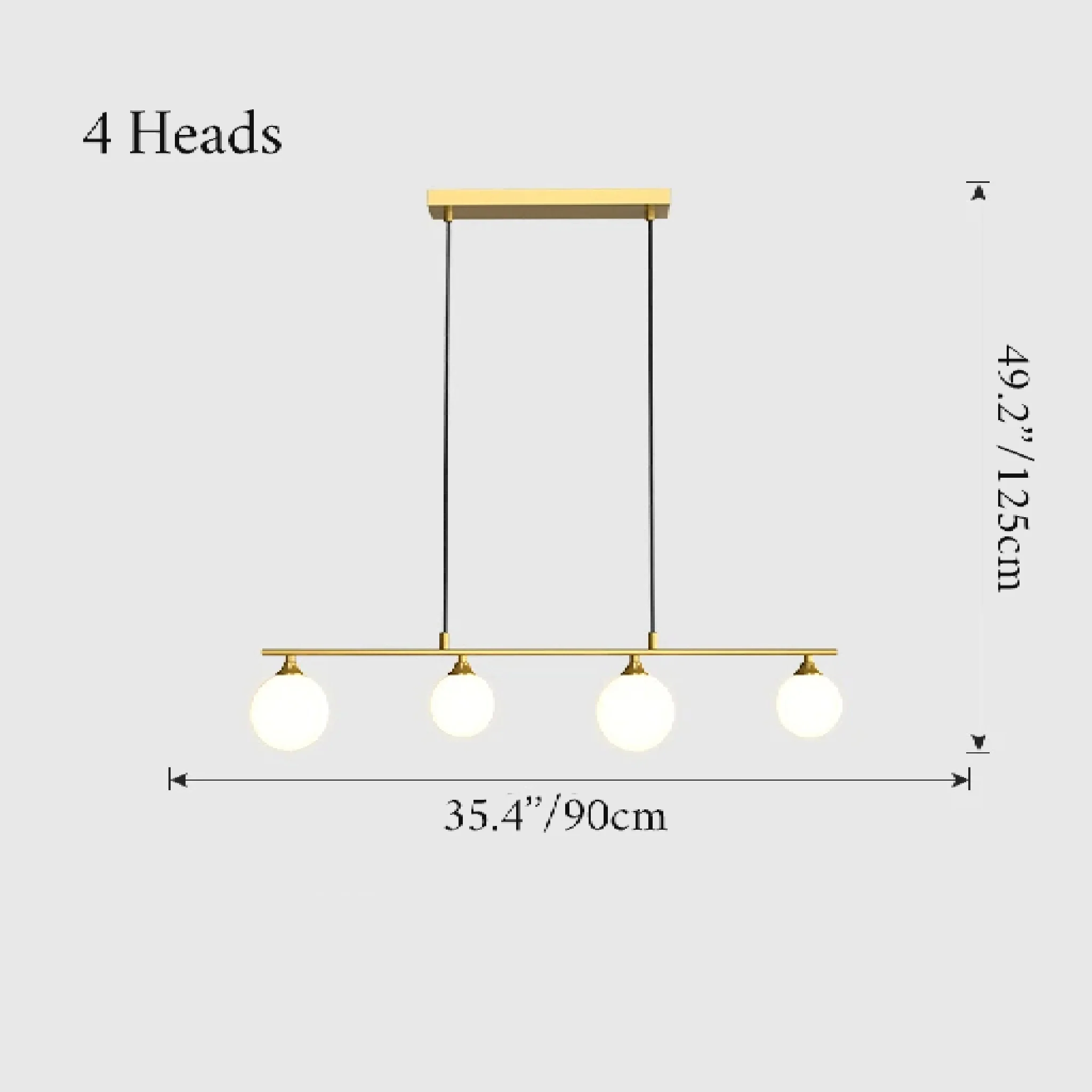 Albi | Nordic Modern Simple Glass Ball LED Chandelier