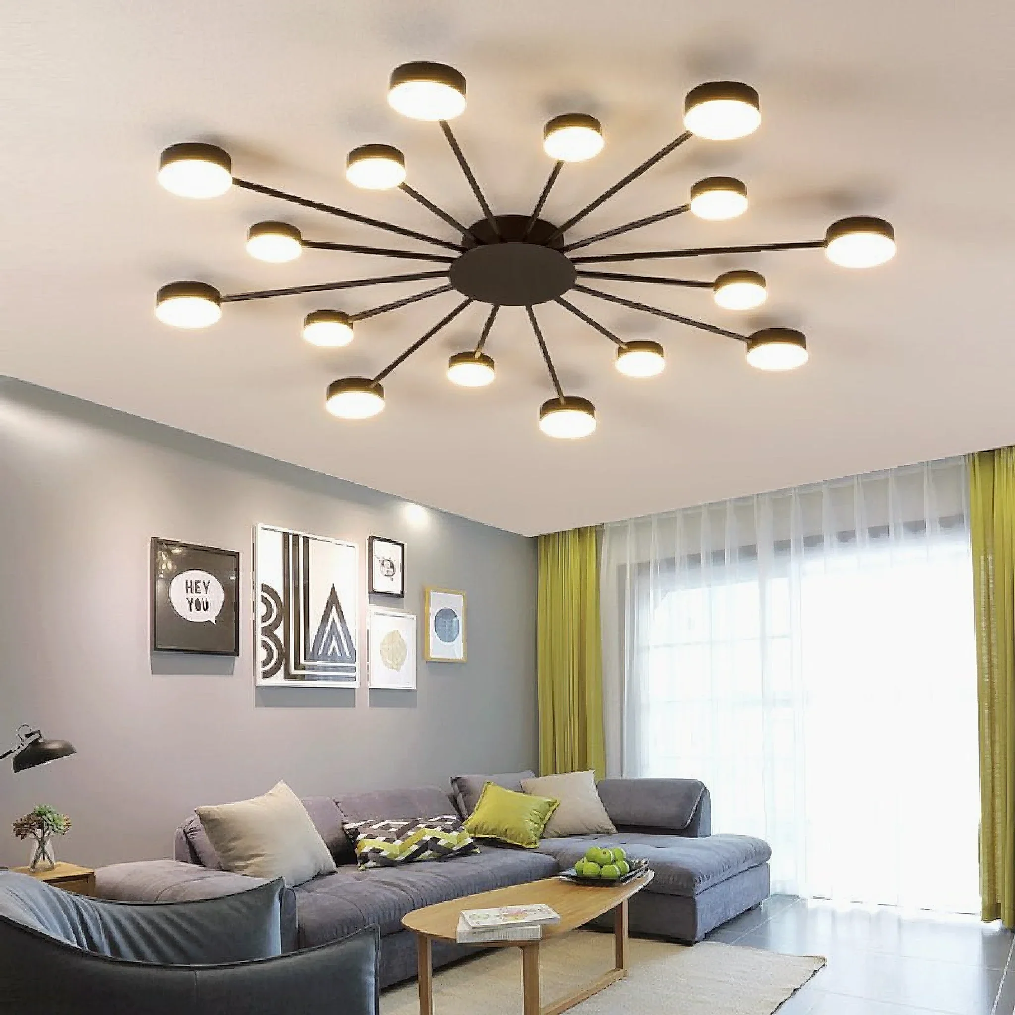 Buchs | Floral shaped LED Ceiling Chandelier