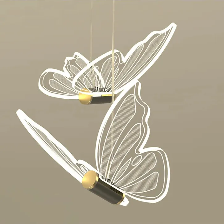 Camogli | Beautiful LED Chandelier with Hanging Butterflies